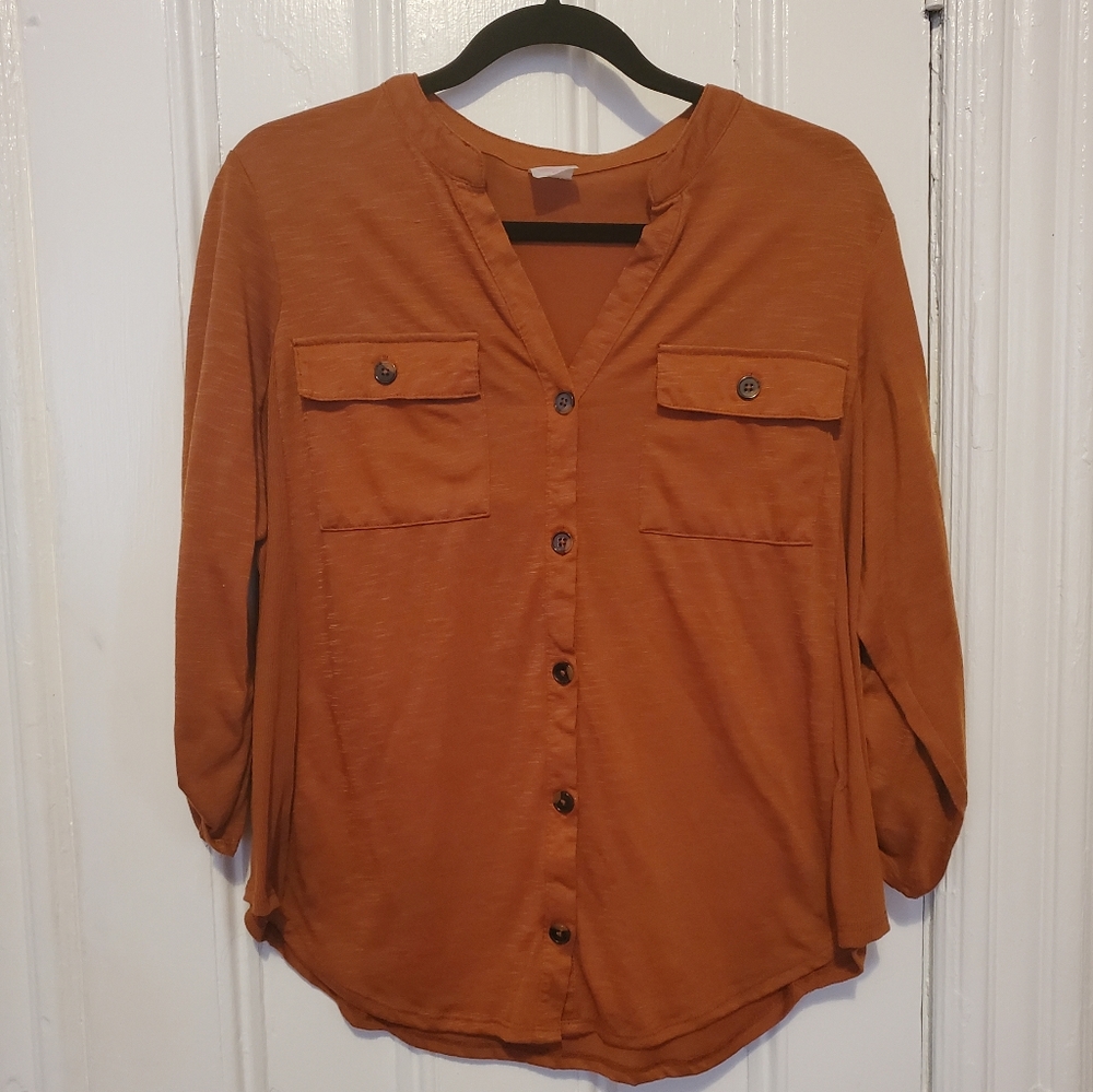 No Boundaries Button Up Blouse